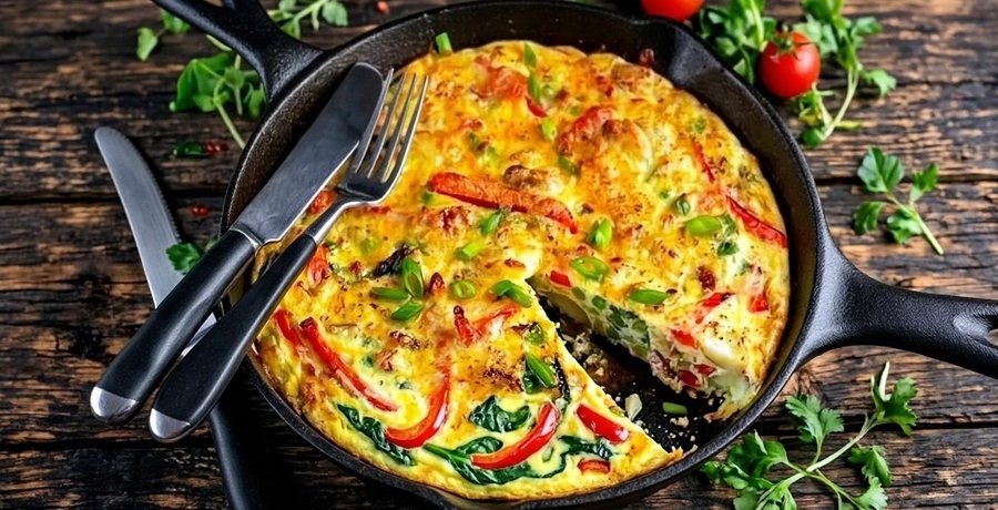 Омлет по-деревенски